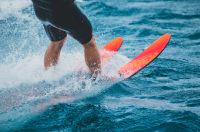 Jobe Allegre 59" Combo Waterskis Red - combo lyže