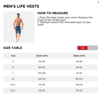 YAMAHA NEOPRENE LIFE VEST MEN - plávacia neoprénová vesta - M