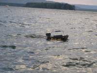 Rybárska zavážacia loďka Bait Liner a bezdrôtový sonar do 300m - akciový set