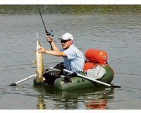 Nafukovací čln BELLY BOAT zelený - 110 cm
