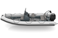 Čln nafukovací Bombard Explorer 700 NEO svetlo šedý