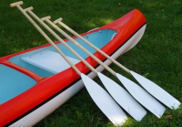 AQUA SYBB Indiánske kánoe IC-04 štvormiestne - 580x90x50cm