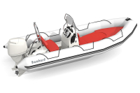 Bombard Sunrider 550 Strongan nafukovací čln šedý / fire