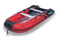 Gladiator Active C330 AL nafukovací čln s hliníkovou podlahou - červeno-čierny