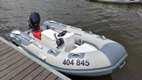 Gladiator Rib 350 AL nafukovací čln s hliníkovou podlahou - sivý