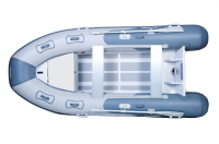 Gladiator Rib 350 AL nafukovací čln s hliníkovou podlahou - sivý