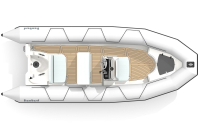 Bombard Sunrider 650 Strongan nafukovací čln svetlošedý / svetlošedý