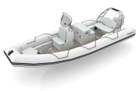 Bombard Sunrider 700 NEO nafukovací čln svetlošedý / svetlošedý