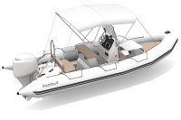 Bombard Sunrider 650 NEO nafukovací čln svetlošedý / pebble