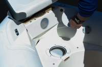 Zodiac Yachtline 440 DL Strongan nafukovací čln - šedý