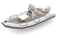 Bombard Sunrider 550 NEO nafukovací čln sv. šedý / pebble