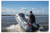 Gladiator Rib 270 AL nafukovací čln s hliníkovou podlahou - sivý