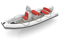 Bombard Sunrider 700 NEO nafukovací čln sv. šedý / fire