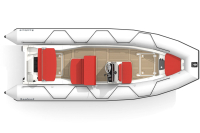 Bombard Sunrider 700 NEO nafukovací čln sv. šedý / fire