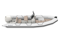 Bombard Sunrider 650 Strongan nafukovací čln svetlošedý / Pebble s prísl.
