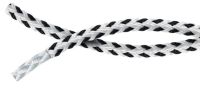 LANEX LAGUNA Polyesterové kotevné a vyvazovacie lano 10 mm, čierno-biele