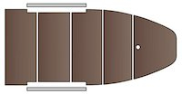KOLIBRI KM-300 D, vystužená drevená podlaha - zelený