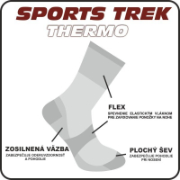 Termo ponožky pre rybárov SPORTSTrek 37-40