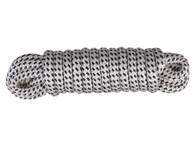 TALAMEX Vyväzovacie lano PP čierno-biele - 10 mm x 8 m