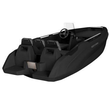 SEASTORM 14 HDPE Extra odolný plastový čln tmavosivý - 427 cm