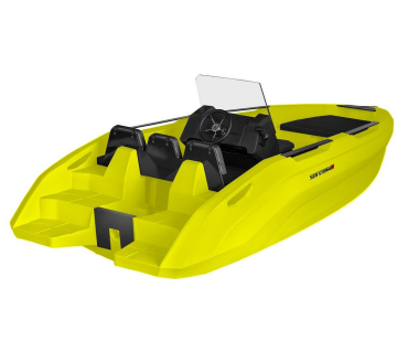 SEASTORM 17 HDPE Extra odolný plastový čln žltý - 518 cm