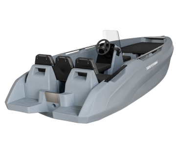 SEASTORM 14 HDPE Extra odolný plastový čln šedý - 427 cm
