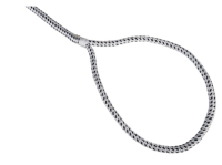 TALAMEX Vyväzovacie lano s okom čierno-biele - 12 mm x 10m