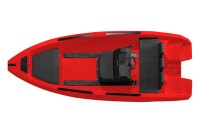 SEASTORM 14 HDPE Extra odolný plastový čln červený - 427 cm