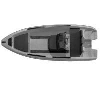SEASTORM 17 HDPE Extra odolný plastový čln šedý - 518 cm