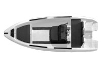 SEASTORM 17 HDPE Extra odolný plastový čln biely - 518 cm
