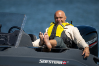 SEASTORM 17 HDPE Extra odolný plastový čln šedý - 518 cm