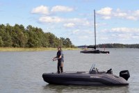 SEASTORM 17 HDPE Extra odolný plastový čln šedý - 518 cm
