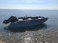 SEASTORM 17 HDPE Extra odolný plastový čln šedý - 518 cm