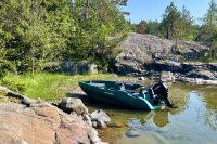 SEASTORM 14 HDPE Extra odolný plastový čln tmavosivý - 427 cm