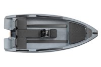SEASTORM 14 HDPE Extra odolný plastový čln šedý - 427 cm