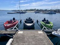 SEASTORM 14 HDPE Extra odolný plastový čln tmavosivý - 427 cm