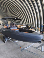 SEASTORM 17 HDPE Extra odolný plastový čln tmavosivý - 518 cm