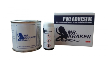 Mr. Kraken dvojzložkové lepidlo pre nafukovacie člny z PVC - 100 ml
