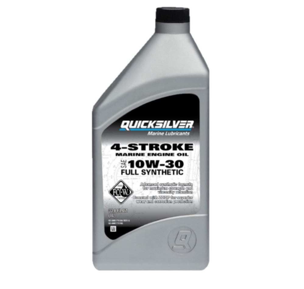 Quicksilver 10W-30 FourStroke Marine Engine Oil Full Synthetic - Lodný motorový olej 4-takt 1L