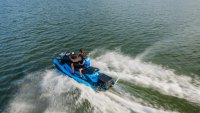 YAMAHA FX SVHO vodný skúter, tyrkysovo-modrý