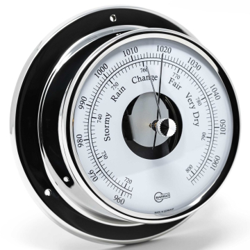 BARIGO TEMPO Barometer Ø 88 x 25 mm - leštený chróm