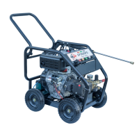 Gaspper GP3600PD Dieselový vysokotlakový čistič, Peggas 186F A, 8.9 HP, 248 bar/3 600 PSI