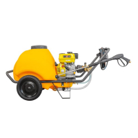 Gaspper GF120 benzínový vysokotlakový čistič 120l nádrž, Peggas, 5.2 HP, 220 bar/3.200 PSI