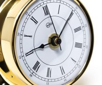 BARIGO TEMPO Quartzové hodiny Ø 110 x 32 mm - leštená mosadz
