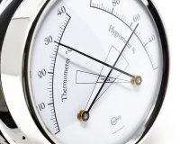 BARIGO TEMPO Termo/vlhkomer Ø 88 x 25 mm - leštený chróm