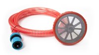 Set 2,5m 3/4″ sacia hadica, plastové sitko a rýchlospojkový adaptér