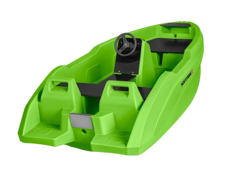 SEASTORM 12 HDPE Extra odolný plastový čln zelený – 366 cm