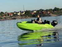 SEASTORM 12 HDPE Extra odolný plastový čln zelený – 366 cm