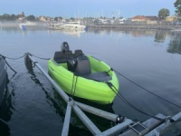 SEASTORM 12 HDPE Extra odolný plastový čln zelený – 366 cm