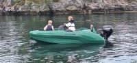SEASTORM 12 HDPE Extra odolný plastový čln tmavo zelený – 366 cm